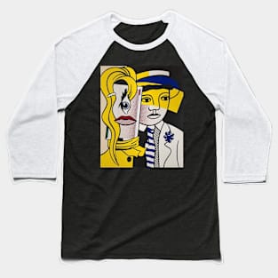 Modern Pop Art Baseball T-Shirt